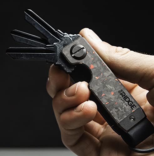 Image of The Ridge Key Organizer - Compact Metallic Key Holder, Minimalist Innovative Keyholder, Smart Keychain Secures 2-6 Keys