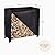VIVOHOME 4ft Waterproof Log Rack Cover, Heavy Duty 600D Oxford Outdoor 2ft Waterproof Firewood Log Rack Cover, Heavy Duty 600D Oxford Outdoor Wood Storage Holder Cover