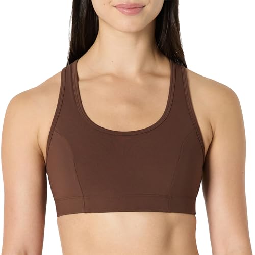 Amazon Essentials Womens Active Total Train Medium Support Racerback Sports Bra Rich Hazel X-Small