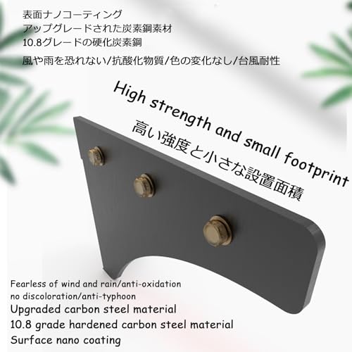 Auvent de porte en aluminium et polycarbonate de 2,5 mm, abri élégant - 5
