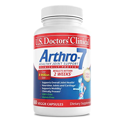 U.s. Doctors’ Clinical Arthro-7 - Clinically Proven Ar7 Joint Support Complex With Turmeric, And Collagen For Flexibility, Mobility, And Strong Cartilage (Arthro-7 60 Capsules) #TOP1