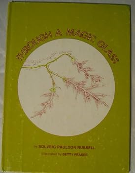 Hardcover Through a Magic Glass (Magic Circle Book Series0 Book