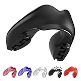 SAFEJAWZ Sport Zahnschutz für Zahnspangen Einheitsgröße Sport Mundschutz Für alle Vollkontakt-Sportarten einschließlich Rugby, MMA, Kampfsport, Kickboxen, Judo, Hockey & Boxen (EIS Rosa)