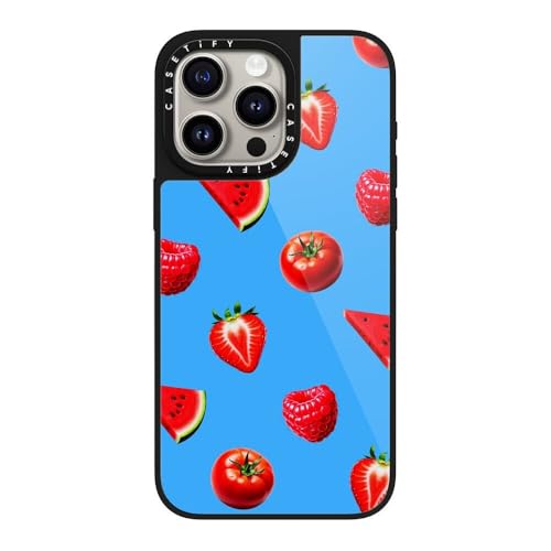 Coque iPhone 15 Pro Max CASETiFY Glaze protège objectif et écran Fruits rouges noirs