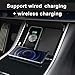 TAPTES Wireless Charger for Tesla Model 3 2017 2018 2019 2020 Accessories,Wireless Phone Charging Pad Car Interior Center Console Accessories for Any Enable Phone(Pre-June 2020)