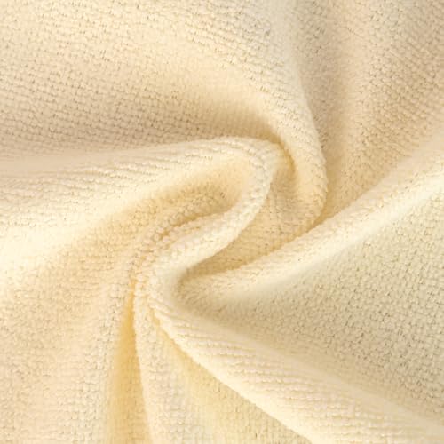 Image of Microfiber Cleaning Cloth Roll | Reusable & Washable Tear-Away Towels - 30x30 cm | Absorbent & Lint-Free for Kitchen, Car, Bike, Home, Hotels, Clinics & Salons (15 Pulls, Beige)