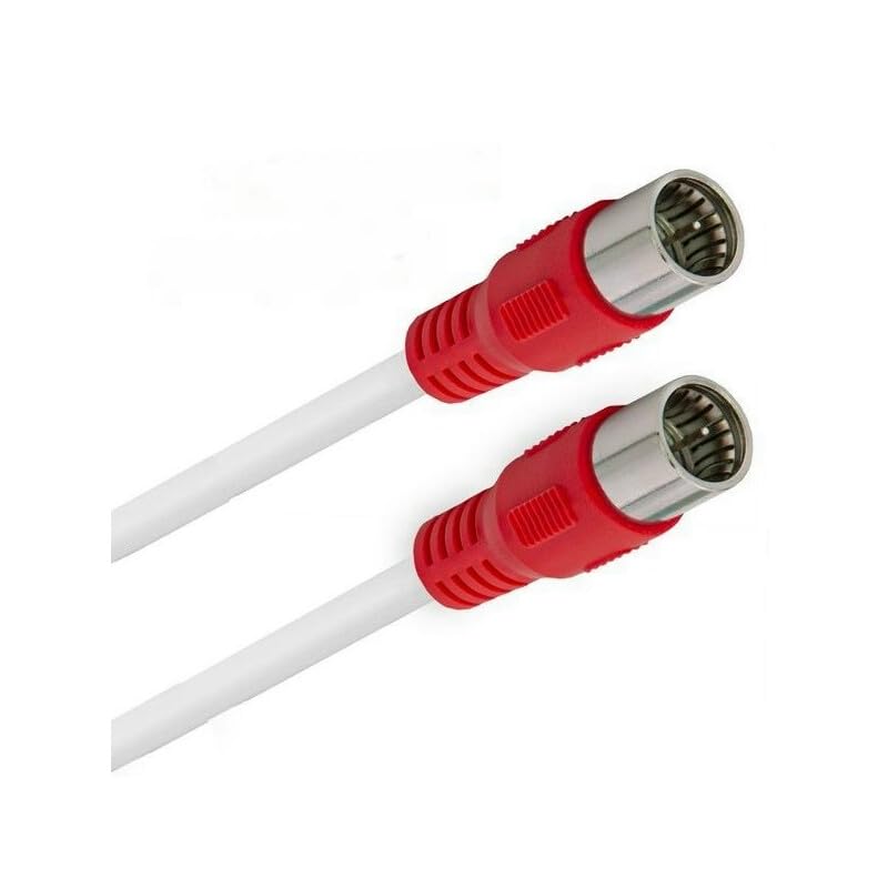 AC-Sat-Corner FRITZ!Box 6690 Cable Router Netzwerk Anschlusskabel Deluxe Premium Vollkupfer Kabel 8K Schnellstecker Rot 1,5 Meter