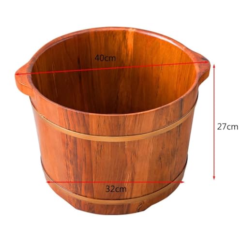 Balde de Spa para Pies de Madera de Roble miniatura 5