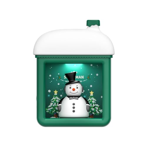 Luce Notturna con Pupazzo di Neve, Lampade da Comodino Snowman Magnetico Bambola USB in Morbido Silicone Lampade da Notte di Natale Decorazione per da Parete Christmas Night Light Lampada da Tavolo