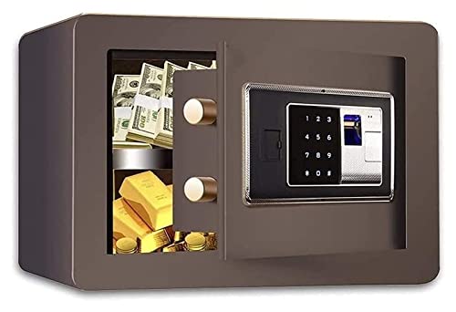Coffre-fort numérique biométrique pour la maison 35x25x25cm serrure empreinte digitale et écran LED