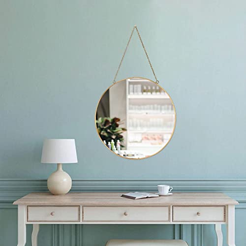 Tlbtek 2 Pcs Round Mirror Wall Decor, Gold Wall Mounted Mirrors Decorative For Living Room,Bathroom,Bedroom,Farmhouse,Entryway,Dining Room #TOP7