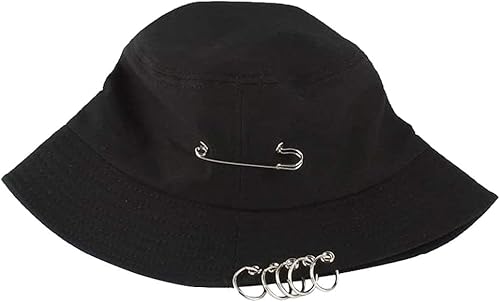 Miniatura 3 de Sombreros de pescador unisex con anillo de hierro plegable, sombrero de pescador, protección solar, sombrero de verano al aire libre