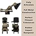 Gear Rack NVG Rhino Arm Mount Full Metal Universal Compatible with PVS -14 Night Vision Goggles Mount Helmet Adapter (Coyote)