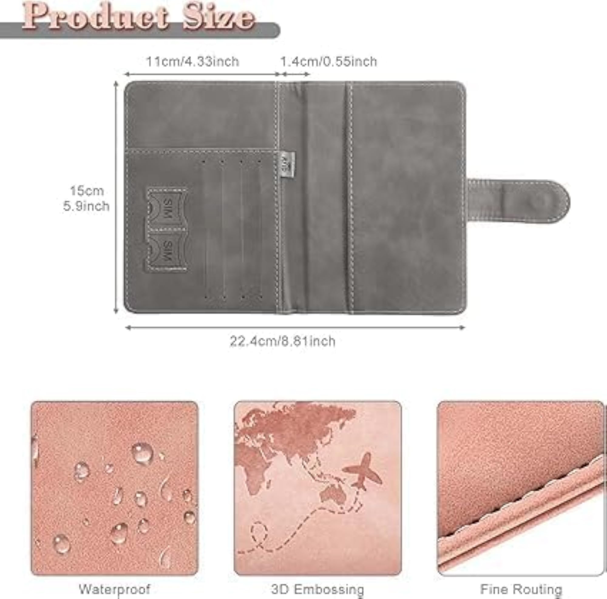 Waterproof Passport Holder Covers Case