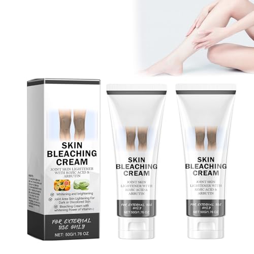 Crema Blanqueadora De Piel, Crema Aclaradora De Piel Para Mujeres Y Hombres, Corrector De Manchas Oscuras Crema Blanqueadora Y Aclaradora Para El Cuello Las Axilas Los Codos La Ingle Y Las Rodillas