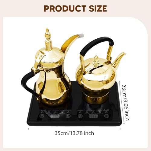 Set de 2 teteras eléctricas árabes para agua caliente miniatura 5