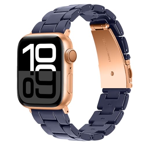 �Ή� Appe Watch 10/3/2/1 �o���h ������ �h���h�� ������ ���h�~ �y�� �A�b�v���E�H�b�` 38 �x���g ��p �����o���O�� �r�W�l�X Apple Watch �o���h 38mm �Í��F �S�[���h�����o�b�N��