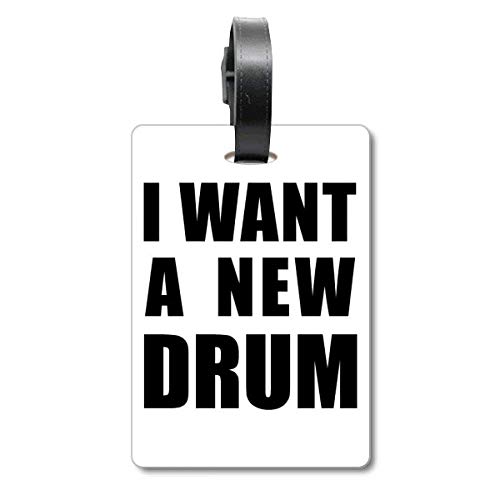 Étiquette valise voyage Cruise accessoire bagage I Want A New Drum