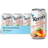 Kern’s Apricot Nectar Juice - Made with Fresh Fruit Puree & Apricot Juice Concentrate for Smoothie Mix, Cocktail Mixers, Kids Drink & Beverages - 11.3oz, 24 Pack Canned Drinks