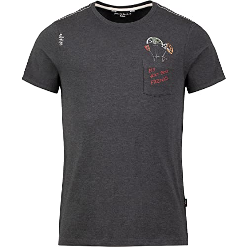 Preisvergleich Produktbild Chillaz Pocket Friends T-Shirt, XL, Anthracite Melange