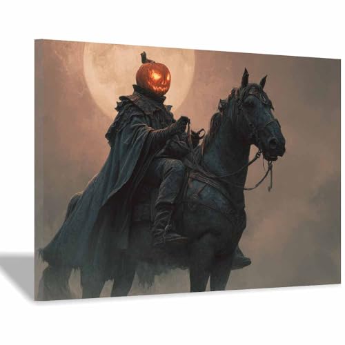 Poster d'horreur classique sur toile tendue pour éliminer les murs vides