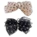 2 pezzi moda squalo clip piastra tornante elegante fiocco puntini coda di cavallo accessori per capelli forcina capelli artiglio clip