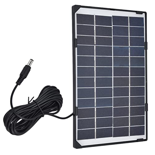 Painel Solar de Saída DC5521, Painel Solar, Placa de Carregamento Solar Saída DC5521 6W 12V para Hos