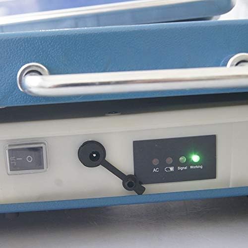 Close-up of the charging port and power indicator lights on the KATSU scale