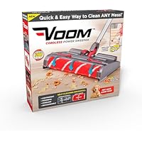 Voom Stick Vacuum Cordless Rechargeable - Cordless Vacuum Cleaner Pet Hair – 1,200 RPM, Anti-Clog Roller System, As Seen On TV