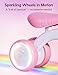 BABELIO Magic Rider Unicorn Balance Bike for 1-2 Year Old Girls Toy Gifts - 12-24 Months Toddler Balance Bike, Colorful Lighting Wheels, First Birthday Gifts for Girls, Pink