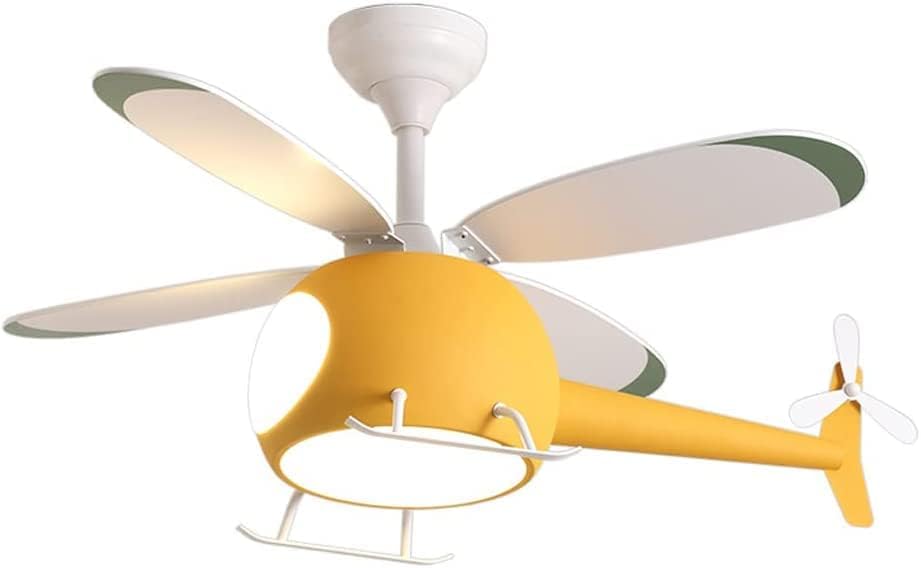 Ventilador de techo para dormitorio infantil de 42 pulgadas con luces, velocidad de control remoto, ajuste de 6 velocidades, temporizador de