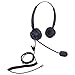 Produktbild Xintronics Telefon Headset RJ9 Dual mit Noise Cancelling Mikrofon, Call Center Kopfhörer Geräuschunterdrückung für Yealink SIP T19P T20P T21P T22P T26P T28P Avaya 1608 1616 9608G 9641G(X20G1)