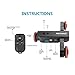 Neewer 3 Wheels Wireless Video Camera Dolly, 3 Speed Motorized Electric Track Rail Slider Dolly Car with Remote Control, Compatible with DSLR Camera Camcorder GoPro iPhone and Android Smartphone
