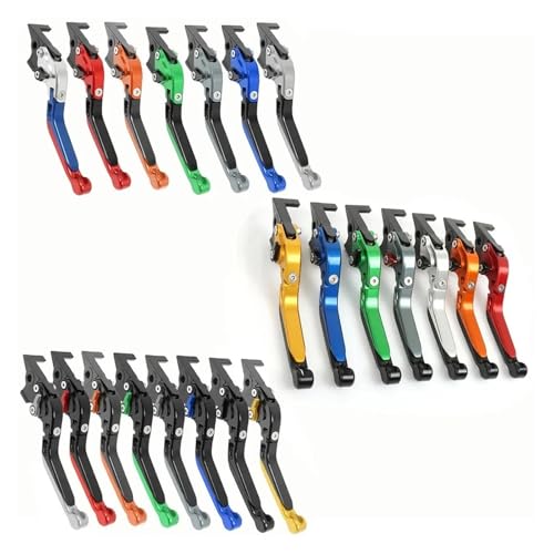 Palancas de embrague freno YAMAHA YZF R3 2015-2020 y puños manillar color negro aluminio 8