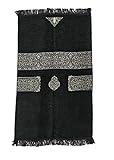 Janamaz Musallah Teppich Kaba Kaaba Kaba Kaba Kaba Kaba Kaba Kabah Matte schöne leichte Wand/Gebetsteppich Janamaz Musallah Teppich leichtes Material Farbe schwarz/silber