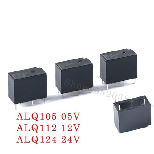 Relais 12V ALQ112 5 broches 10A pour circuit imprimé