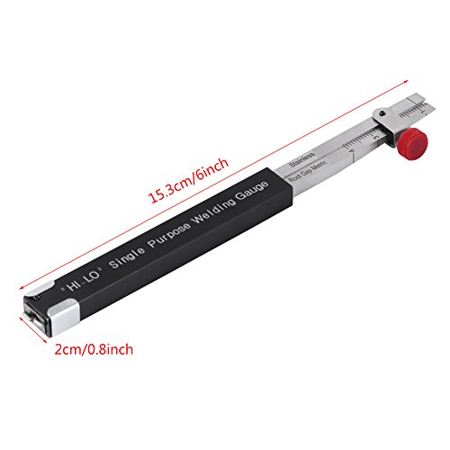 Calibrador digital de soldadura, medición precisión 0-4 mm miniatura 3