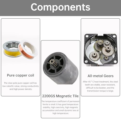 ZVKV 60 RPM AC Motor Synchronous Gear Motor 110V 60KTYZ CW/CCW High Torque Permanent Magnet Micro Electric Motor by ZVKV - Image 8