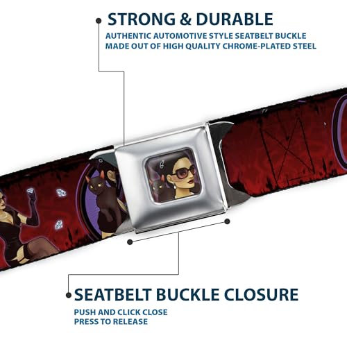 Cinturón Buckle Down varones con hebilla ajustable de metal 6