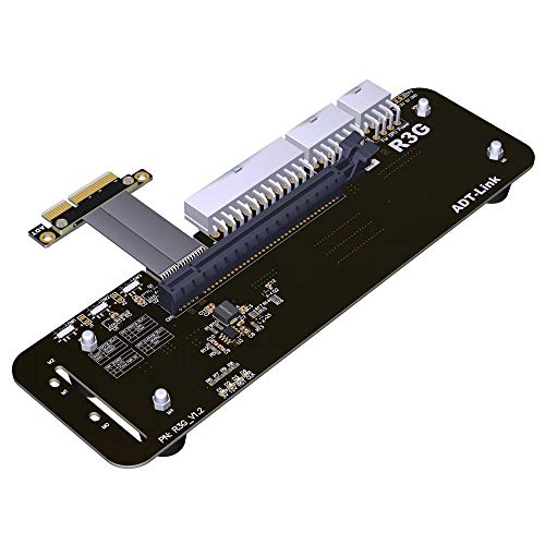 ADT-LINK R23SG eGPU PCIe x16 to PCie x4 Extension Adapter Cable 16x PCI-Express Cables eGPU for Graphics Card External (25CM)