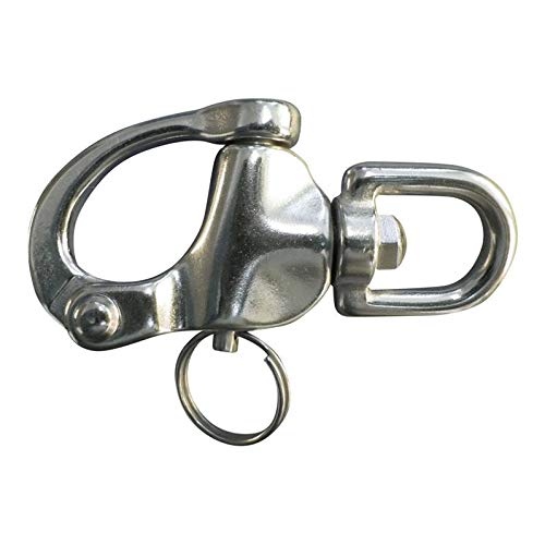 Swivel Snap Shackles - Stainless Steel A4-Marine Grade (316) - 70mm - Pack of 2