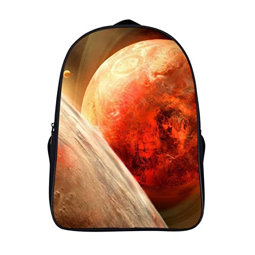 Sac à dos d'école Anneau planétaire pour garçon et fille (40x28x16cm)