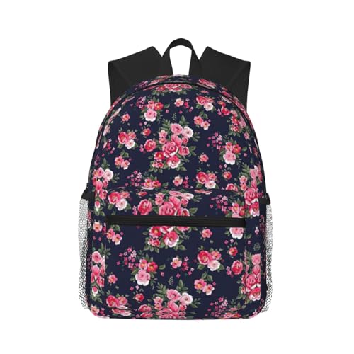 Sac à dos imperméable pivoine avec compartiment pour l'université