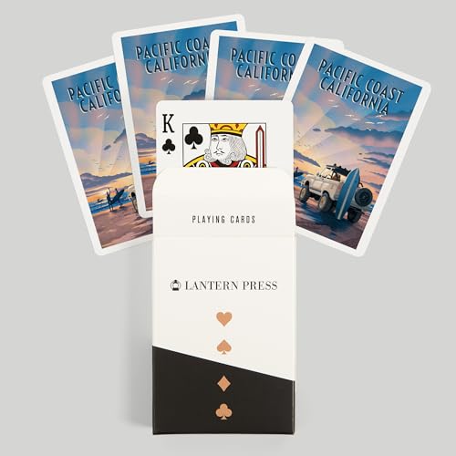 Baraja de Poker Lantern Press Surfers en Playa 52 Cartas miniatura 6