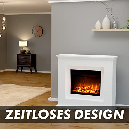 Glow Fire Elektrokamin mit Heizung und LED-Kaminfeuer