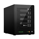 Sharkoon 5-Bay Raid Station - Carcasa Externa de Disco Duro, Negro