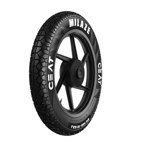 Image of CEAT 90 /90-12 MILAZE X5 54J TUBELESS TYRE | Rear | Car Tyre for Front and Rear