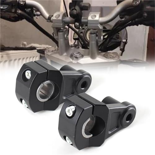 Guidon de moto Triumph : colliers de serrage surélevés haut de gamme 22-28 mm