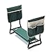 Outdoor 2 in 1 GStool and Kneeler, GBench with Tool Bags, Kneeling Pad, Gift for Parent, Portable, Green