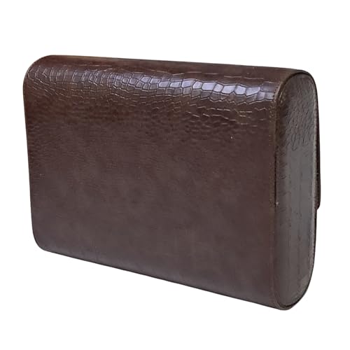 Image of essart 8-Slot Travel Watch Roll - Premium PU Leather Organizer for Men & Women - Portable Scratch-Resistant Watch Storage Case for Travel & Collectors